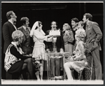 Larry Kert [center] and ensemble in the stage production Company