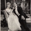 Florence Henderson and José Ferrer in a scene from the original 1963 Broadway production of Noël Coward's "The Girl Who Came to Supper"