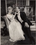 Florence Henderson and José Ferrer in a scene from the original 1963 Broadway production of Noël Coward's "The Girl Who Came to Supper"