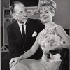 José Ferrer and Florence Henderson in rehearsal for the stage production The Girl Who Came to Supper