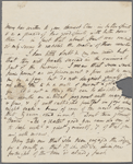 Autograph letter unsigned to Claire Clairmont, 30 January 1817