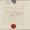 Autograph letter unsigned to Claire Clairmont, 30 January 1817