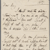 Autograph letter signed to Thomas Jefferson Hogg, 14 February 1817