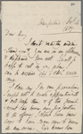Autograph letter signed to Thomas Jefferson Hogg, 14 February 1817