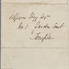 Autograph letter signed to Thomas Jefferson Hogg, 14 February 1817