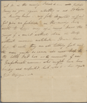 Autograph letter unsigned to Augusta White, 3 - 8 January 1817