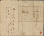 Autograph letter unsigned to Augusta White, 3 - 8 January 1817