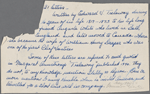 Autograph letter unsigned to Augusta White, 3 - 8 January 1817