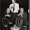 John Dexter, Stephen Sondheim and Arthur Laurents in rehearsal for the stage production Do I Hear a Waltz?