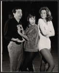 Dick Patterson, Carol Burnett and Tina Louise in rehearsal for the stage production Fade Out - Fade In