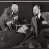 George Abbott, Lou Jacobi [reclining] and Reuben Singer in the stage production Fade Out - Fade In