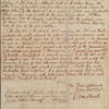 Letter to William Molleson, London