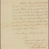 Letter to [John Penn] Deputy Governor of Pennsylvania