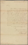Letter to [John Penn] Deputy Governor of Pennsylvania
