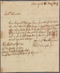 Letter to Col. Renselaer