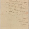 Letter to Thomas Rodney