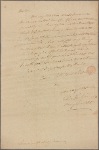 Letter to Thomas Rodney