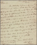 Letter to Andrew Buchanan, Baltimore