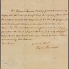 Letter to [Col. Wm. Cabell, Jr. Amherst, Va.]