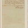 Letter to George Clinton, Governor of New York