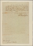 Letter to George Clinton, Governor of New York