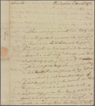Letter to [Samuel Johnston, Edenton, N. C.]