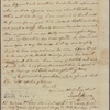 Letter to [Samuel Johnston, Edenton, N. C.]