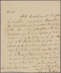 Letter to [Governor George Clinton, New York.]