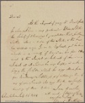 Letter to [Governor George Clinton, New York.]