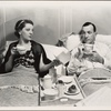 Gertrude Lawrence and Noël Coward in the original 1936 Broadway production of "Ways and Means" from Noël Coward's play cycle "Tonight at 8:30."
