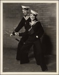 Gertrude Lawrence and Noël Coward in the original 1936 Broadway production of "Red Peppers" from Noël Coward's play cycle "Tonight at 8:30."