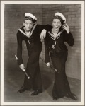 Gertrude Lawrence and Noël Coward in the original 1936 Broadway production of "Red Peppers" from Noël Coward's play cycle "Tonight at 8:30."