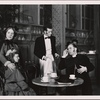 Phyllis Connard, Bruce Webster, Jerome Kilty, and Nina Reader in a scene from the original Broadway production of Noël Coward's "Quadrille."