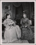 Lynn Fontanne and Brenda Forbes in a scene from the original Broadway production of Noël Coward's "Quadrille."