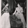 Lynn Fontanne and Edna Best in a scene from the original Broadway production of Noël Coward's "Quadrille."