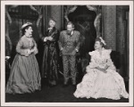 Alfred Lunt, Lynn Fontanne, Brian Ahrene, and Edna Best in a scene from the original Broadway production of Noël Coward's "Quadrille."