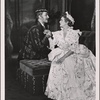 Brian Ahrene, and Edna Best in a scene from the original Broadway production of Noël Coward's "Quadrille."