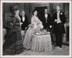 Brenda Forbes, Lynn Fontanne, and Brian Ahrene in a scene from the original Broadway production of Noël Coward's "Quadrille."