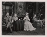 Alfred Lunt, Lynn Fontanne, Brian Ahrene, and Edna Best in a scene from the original Broadway production of Noël Coward's "Quadrille."