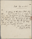 Autograph letter signed to Lackington, Hughes & Company, 22 December 1816