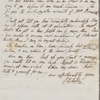 Autograph letter signed to Claire Clairmont, 30 December 1816