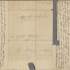 Autograph letter signed to Augusta White, 1 - 10 February 1817