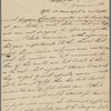Autograph letter signed to Augusta White, 17 February 1817