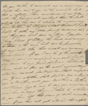 Autograph letter signed to Augusta White, 17 February 1817