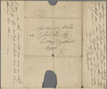 Autograph letter signed to Augusta White, 17 February 1817