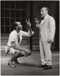 Louis Gossett, Jr. (left) and Menasha Skulnik in a scene from the theatrical production of The Zulu and the Zayda