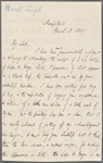 Autograph letter signed to Lord Holland, 3 March 1817	