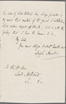 Autograph letter signed to Lord Holland, 3 March 1817	