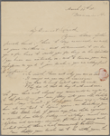 Autograph letter unsigned to Augusta White, 25 March 1817