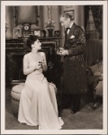 Clifton Webb and Marta Linden in the original Broadway production of Noël Coward's "Present Laughter."